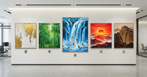 五行缺金/木/水/火/土怎麼補？透過油畫顏色與圖案平衡個人運勢