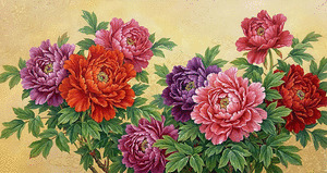 花開富貴！牡丹油畫的風水功效：掛在客廳與臥室分別代表什麼？