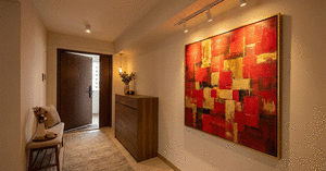 入門見紅大吉大利！3款紅色系「玄關油畫」推薦，一進門就招財