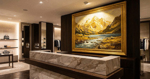 店面招財掛畫推薦：櫃台後方掛這3種油畫，讓客人絡繹不絕